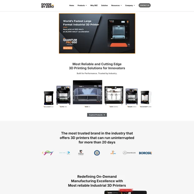Divide By Zero website