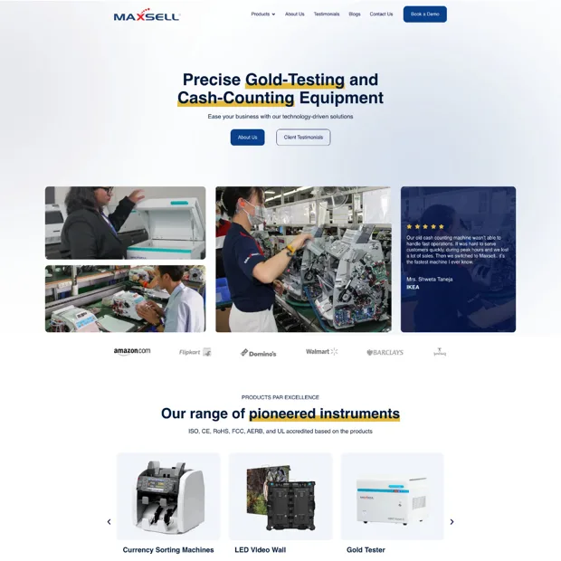 Maxsell website