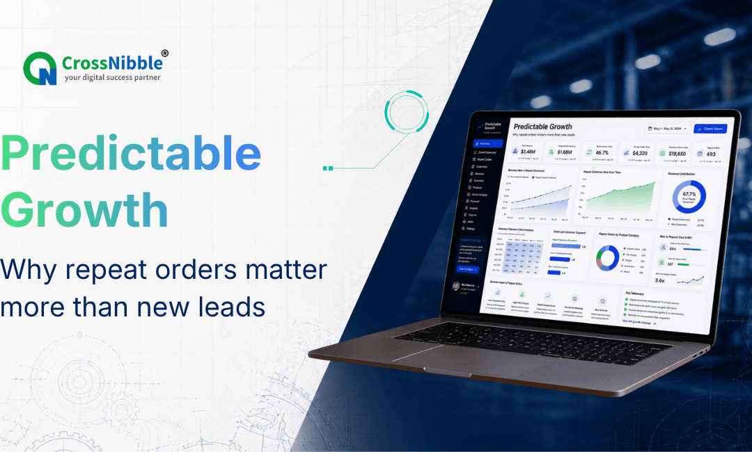 Building repeat order predictability in manufacturing