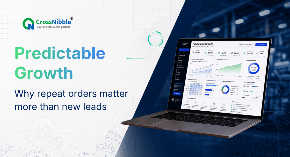 Building repeat order predictability in manufacturing Manufacturing company improving repeat order