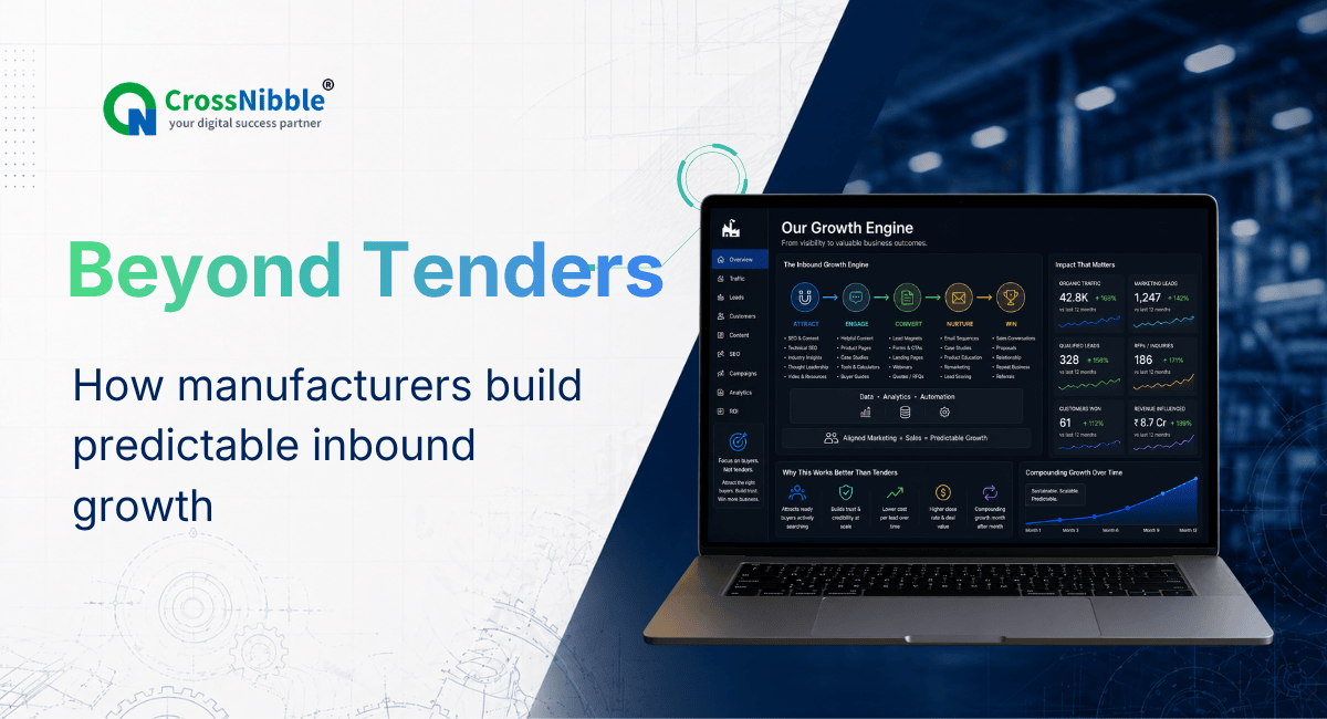 From tender-based selling to structured inbound growth in industrial manufacturing Modern sales strategies for industrial manufacturing