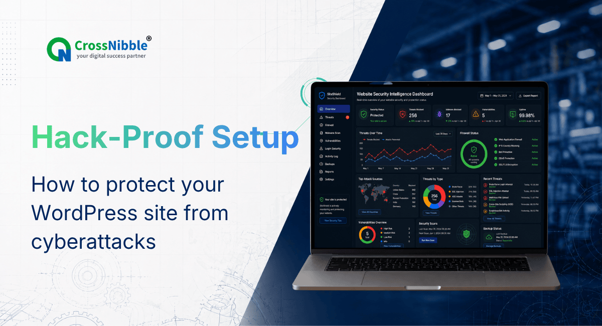 WordPress site cybersecurity protection steps