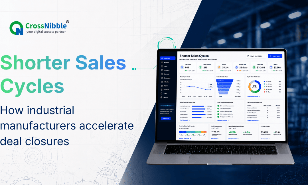 Reducing long sales cycles in industrial manufacturing
