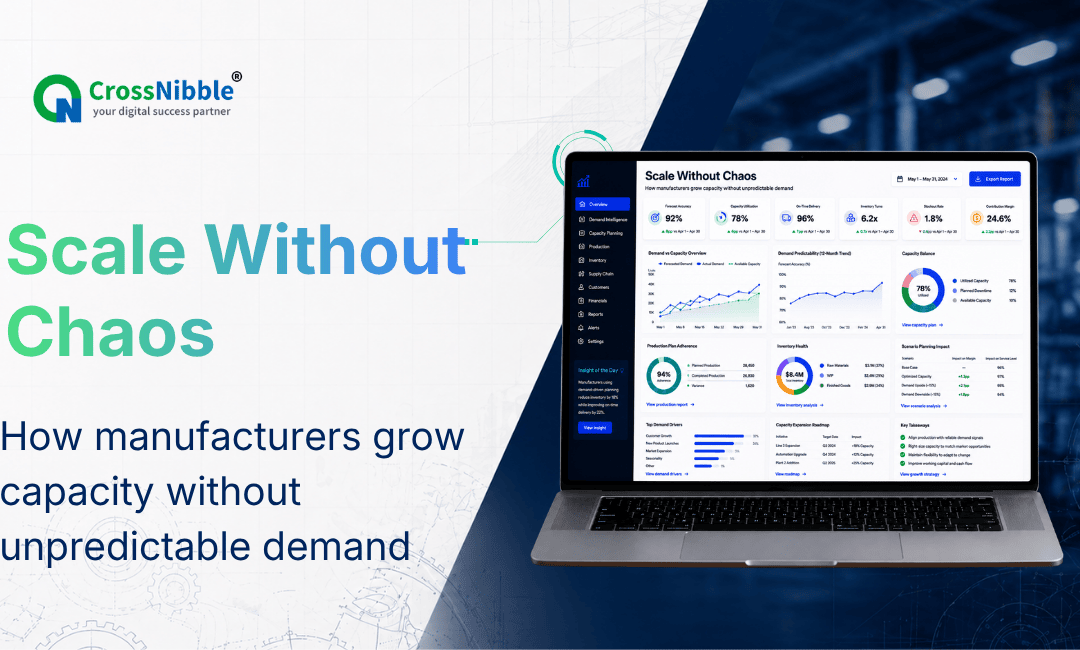 Scaling capacity without scaling enquiry volatility in industrial manufacturing