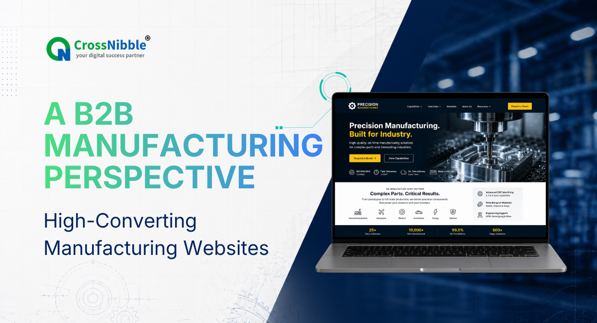 Features of successful manufacturing websites