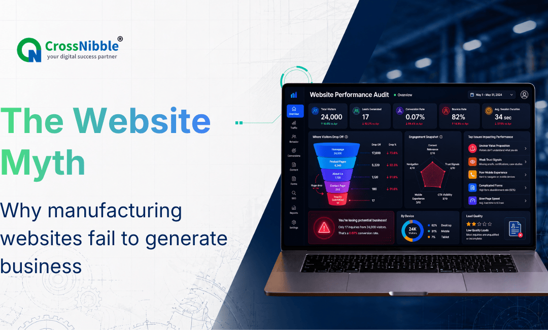Why 25-page websites do not equal revenue in B2B manufacturing