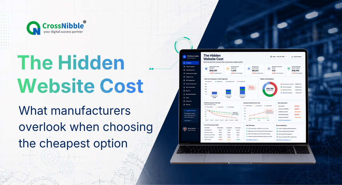 Hidden costs of cheap websites in B2B manufacturing