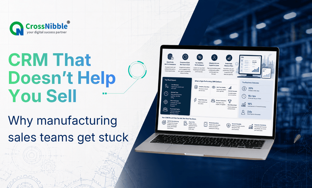 Why your CRM is not helping your manufacturing sales team