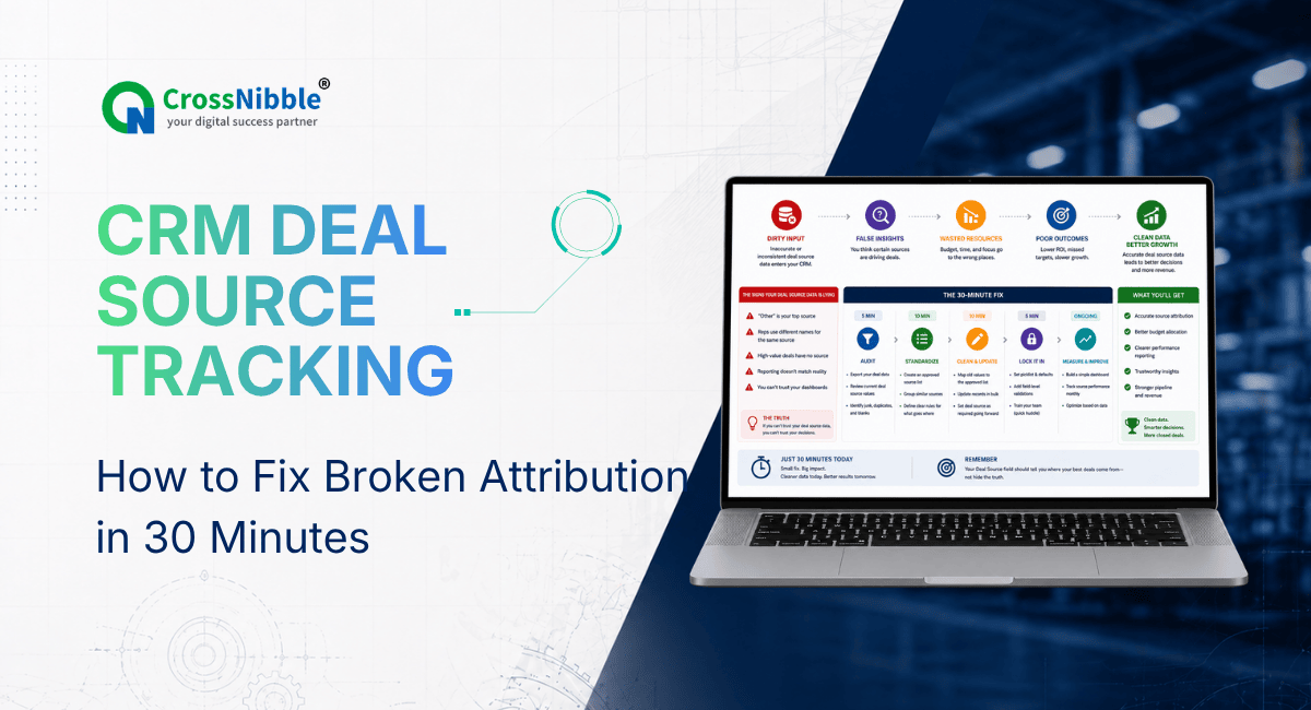 How to correct CRM deal source data